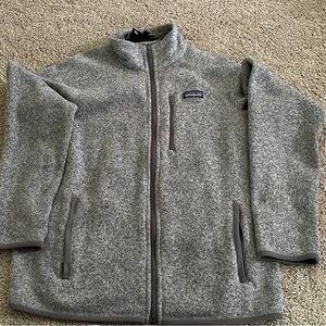 Mens Patagonia sweater jacket full zip